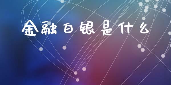 金融白银是什么_https://wap.fcdydaikuan.com_期货品种_第1张