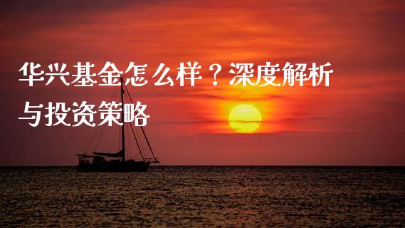 华兴基金怎么样？深度解析与投资策略_https://wap.fcdydaikuan.com_投资策略_第1张