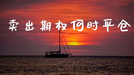 卖出期权何时平仓_https://wap.fcdydaikuan.com_期货品种_第1张