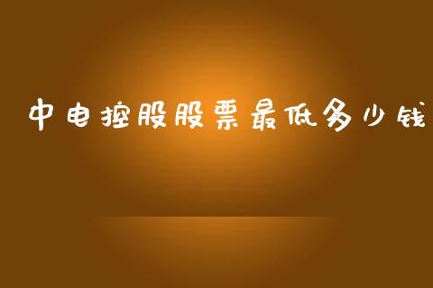 中电控股股票最低多少钱_https://wap.fcdydaikuan.com_金融机构_第1张