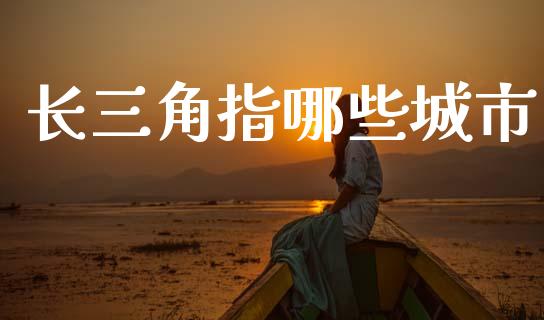长三角指哪些城市_https://wap.fcdydaikuan.com_理财顾问_第1张