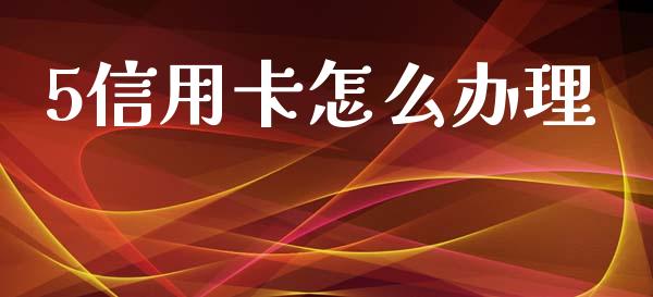5信用卡怎么办理_https://wap.fcdydaikuan.com_金融机构_第1张