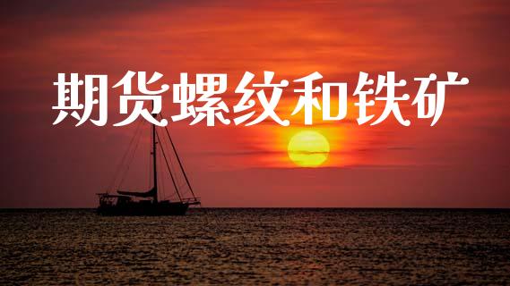 期货螺纹和铁矿_https://wap.fcdydaikuan.com_新股数据_第1张