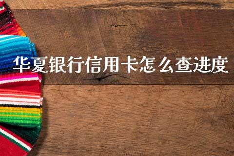 华夏银行信用卡怎么查进度_https://wap.fcdydaikuan.com_金融机构_第1张