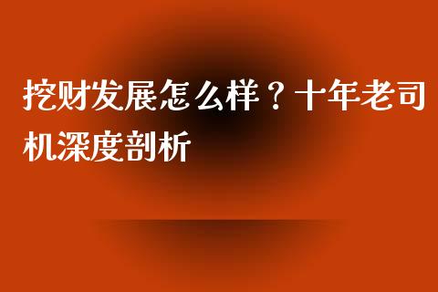 挖财发展怎么样？十年老司机深度剖析_https://wap.fcdydaikuan.com_期货品种_第1张