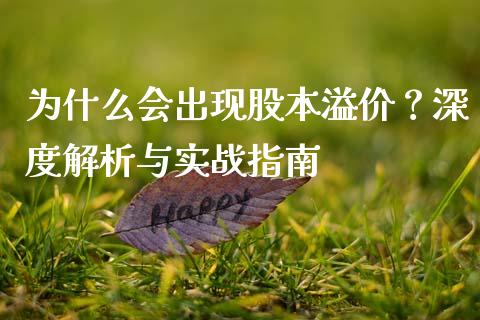 为什么会出现股本溢价？深度解析与实战指南_https://wap.fcdydaikuan.com_新股数据_第1张
