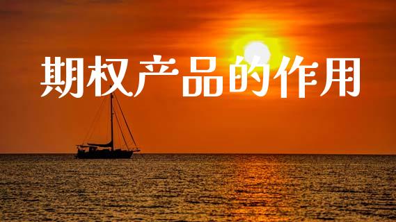 期权产品的作用_https://wap.fcdydaikuan.com_投资策略_第1张