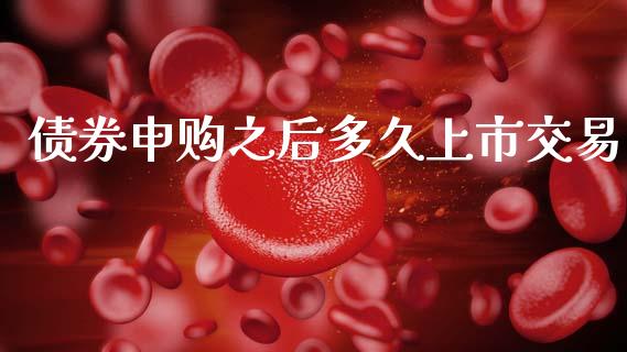 债券申购之后多久上市交易_https://wap.fcdydaikuan.com_理财顾问_第1张