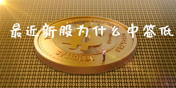 最近新股为什么中签低_https://wap.fcdydaikuan.com_期货品种_第1张