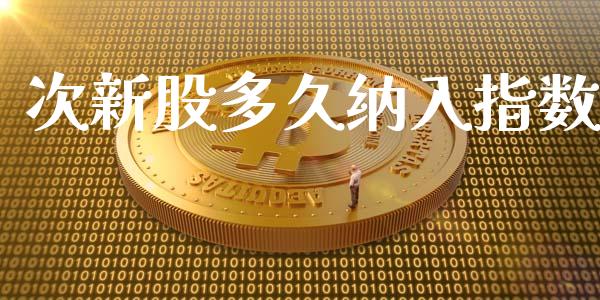 次新股多久纳入指数_https://wap.fcdydaikuan.com_理财顾问_第1张