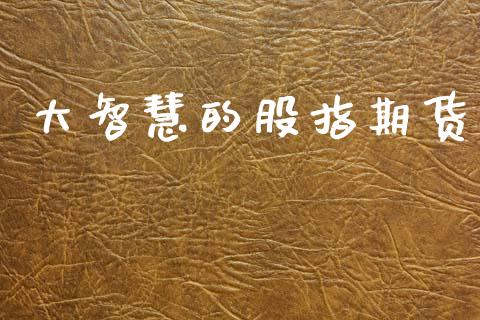大智慧的股指期货_https://wap.fcdydaikuan.com_期货品种_第1张
