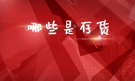 哪些是存货_https://wap.fcdydaikuan.com_期货品种_第1张