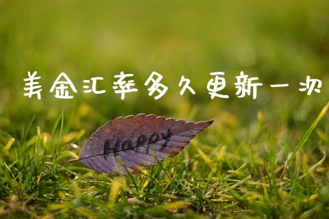 美金汇率多久更新一次_https://wap.fcdydaikuan.com_金融机构_第1张
