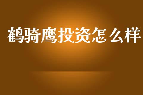 鹤骑鹰投资怎么样_https://wap.fcdydaikuan.com_理财顾问_第1张