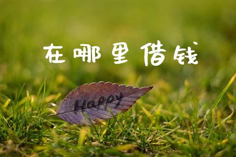 在哪里借钱_https://wap.fcdydaikuan.com_金融机构_第1张