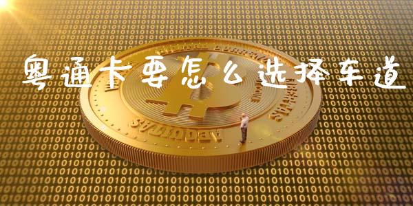 粤通卡要怎么选择车道_https://wap.fcdydaikuan.com_新股数据_第1张
