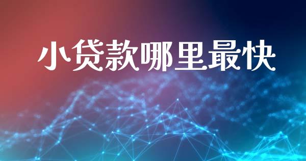 小贷款哪里最快_https://wap.fcdydaikuan.com_期货品种_第1张