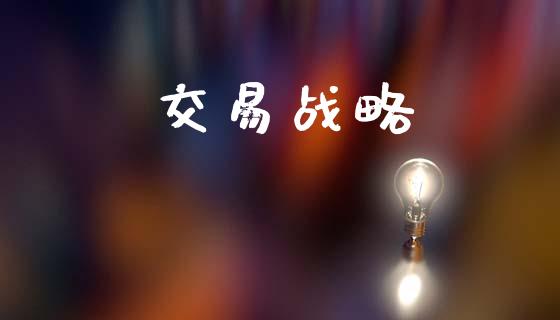 交易战略_https://wap.fcdydaikuan.com_投资策略_第1张