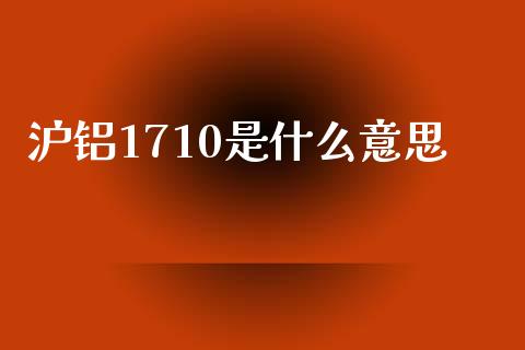 沪铝1710是什么意思_https://wap.fcdydaikuan.com_理财顾问_第1张
