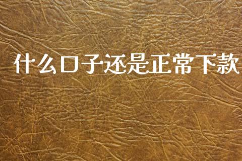 什么口子还是正常下款_https://wap.fcdydaikuan.com_金融机构_第1张