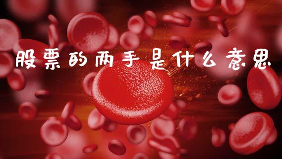股票的两手是什么意思_https://wap.fcdydaikuan.com_期货品种_第1张