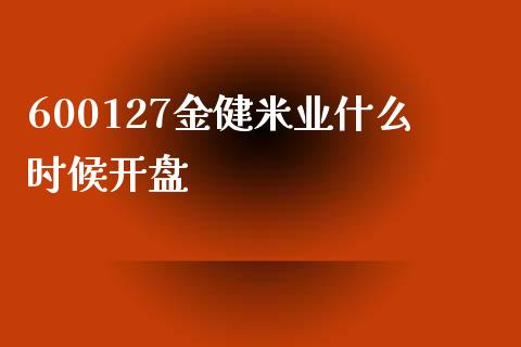 600127金健米业什么时候开盘_https://wap.fcdydaikuan.com_新股数据_第1张