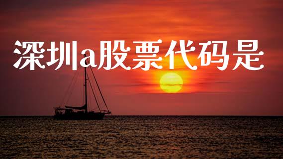 深圳a股票代码是_https://wap.fcdydaikuan.com_期货品种_第1张