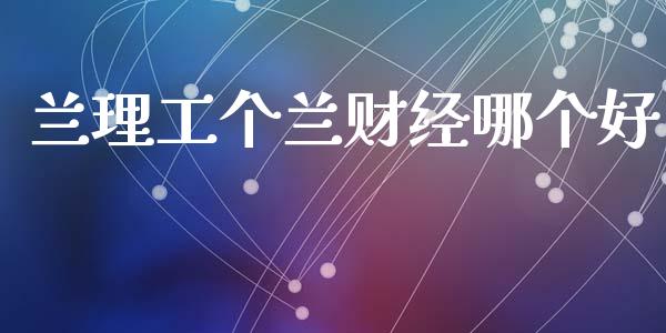 兰理工个兰财经哪个好_https://wap.fcdydaikuan.com_新股数据_第1张