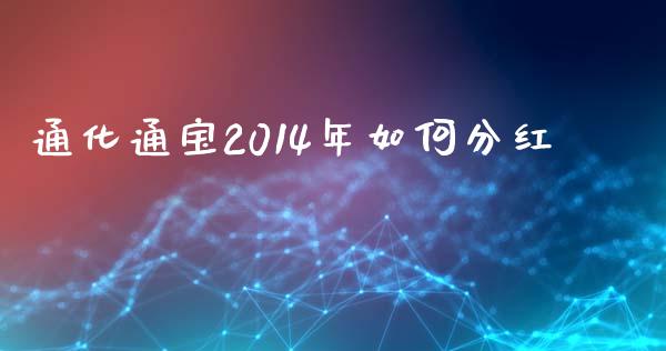 通化通宝2014年如何分红_https://wap.fcdydaikuan.com_金融机构_第1张