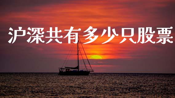 沪深共有多少只股票_https://wap.fcdydaikuan.com_国际投资_第1张