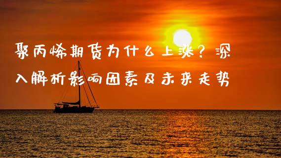 聚丙烯期货为什么上涨？深入解析影响因素及未来走势_https://wap.fcdydaikuan.com_新股数据_第1张
