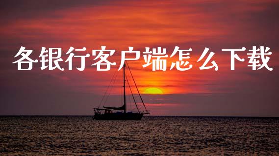 各银行客户端怎么下载_https://wap.fcdydaikuan.com_金融机构_第1张