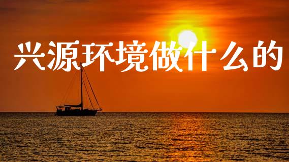 兴源环境做什么的_https://wap.fcdydaikuan.com_新股数据_第1张