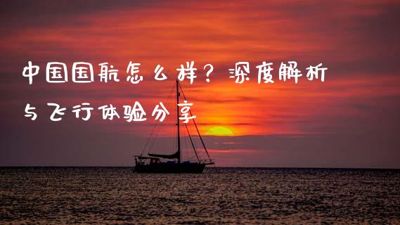 中国国航怎么样？深度解析与飞行体验分享_https://wap.fcdydaikuan.com_金融机构_第1张