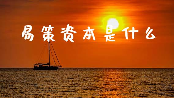 易策资本是什么_https://wap.fcdydaikuan.com_投资策略_第1张