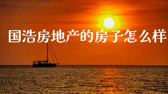 国浩房地产的房子怎么样_https://wap.fcdydaikuan.com_期货品种_第1张