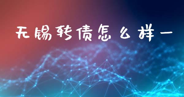 无锡转债怎么样一_https://wap.fcdydaikuan.com_理财顾问_第1张