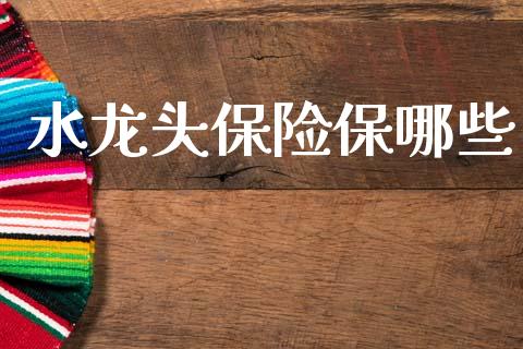 水龙头保险保哪些_https://wap.fcdydaikuan.com_期货品种_第1张