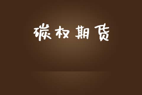 碳权期货_https://wap.fcdydaikuan.com_理财顾问_第1张
