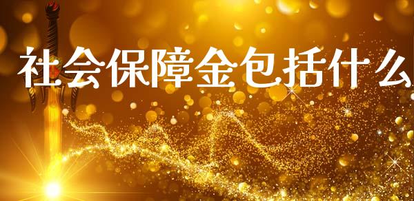 社会保障金包括什么_https://wap.fcdydaikuan.com_金融机构_第1张