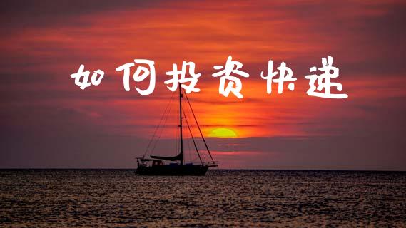 如何投资快递_https://wap.fcdydaikuan.com_期货品种_第1张