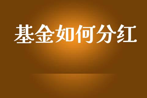基金如何分红_https://wap.fcdydaikuan.com_期货品种_第1张