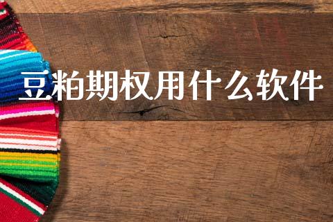 豆粕期权用什么软件_https://wap.fcdydaikuan.com_金融机构_第1张