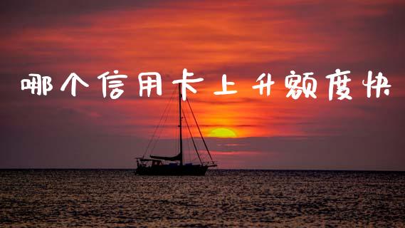 哪个信用卡上升额度快_https://wap.fcdydaikuan.com_新股数据_第1张