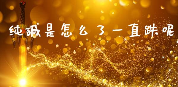 纯碱是怎么了一直跌呢_https://wap.fcdydaikuan.com_新股数据_第1张