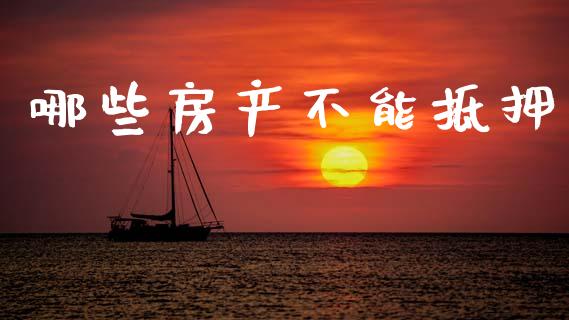 哪些房产不能抵押_https://wap.fcdydaikuan.com_期货品种_第1张