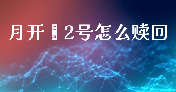 月开鑫2号怎么赎回_https://wap.fcdydaikuan.com_国际投资_第1张
