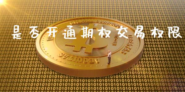 是否开通期权交易权限_https://wap.fcdydaikuan.com_期货品种_第1张