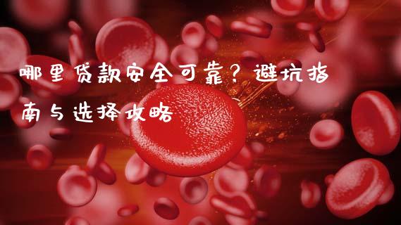 哪里贷款安全可靠？避坑指南与选择攻略_https://wap.fcdydaikuan.com_国际投资_第1张