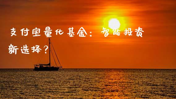 支付宝量化基金：智能投资新选择？_https://wap.fcdydaikuan.com_国际投资_第1张
